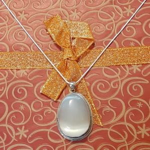 Silver plated necklace